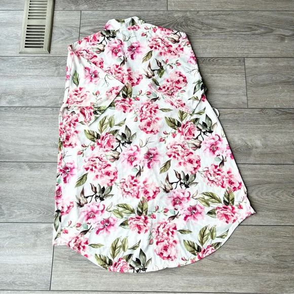 SHOW ME YOUR MUMU Brie robe Garden of blooms Short  Kimono Robe - Picture 10 of 13